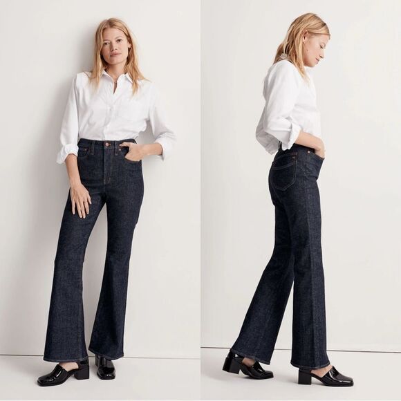 MADEWELL The Perfect Vintage Flare Jean in Wrenford Wash - Picture 1 of 12